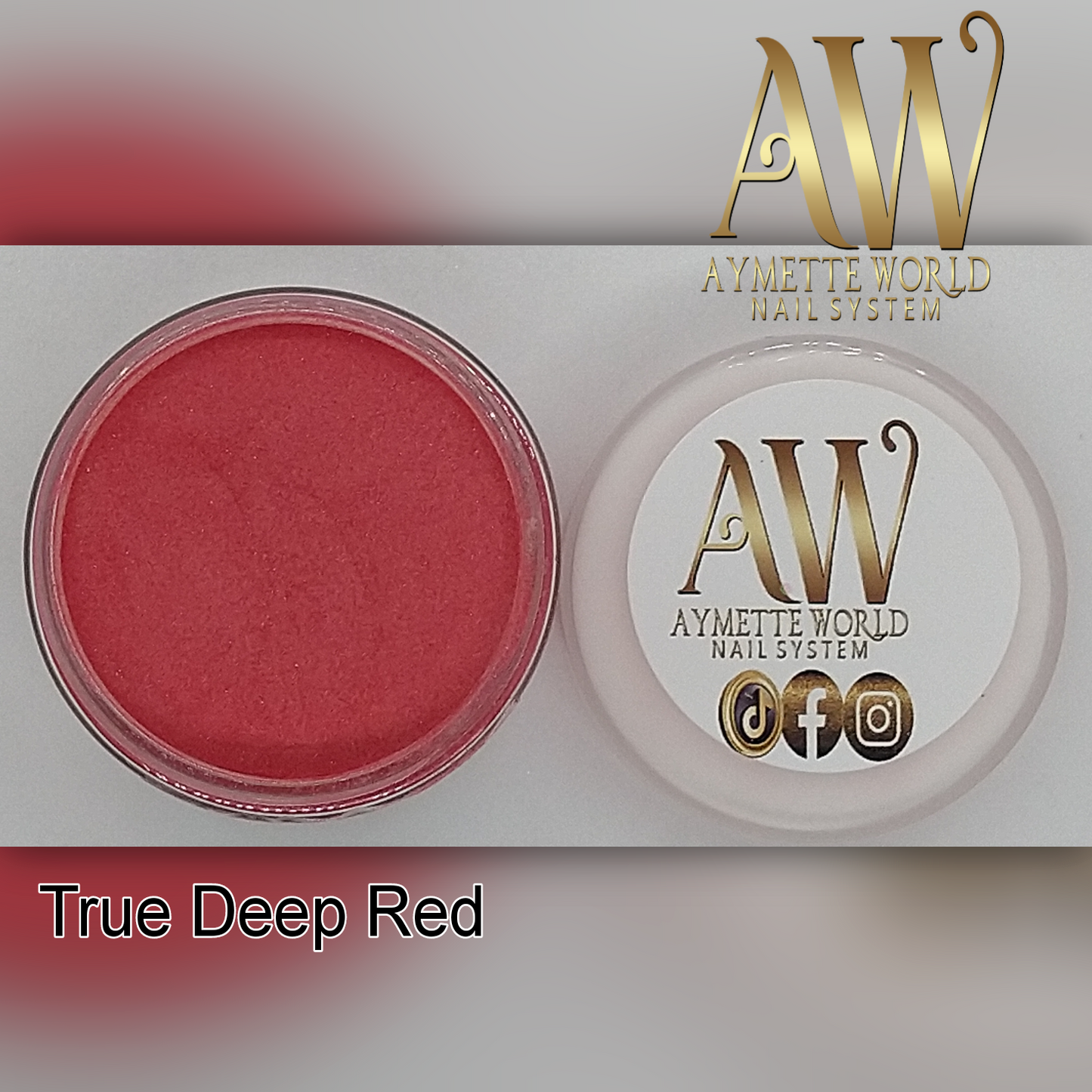 Red Acrylic Powder Variety 20g, 1oz y 1.2oz