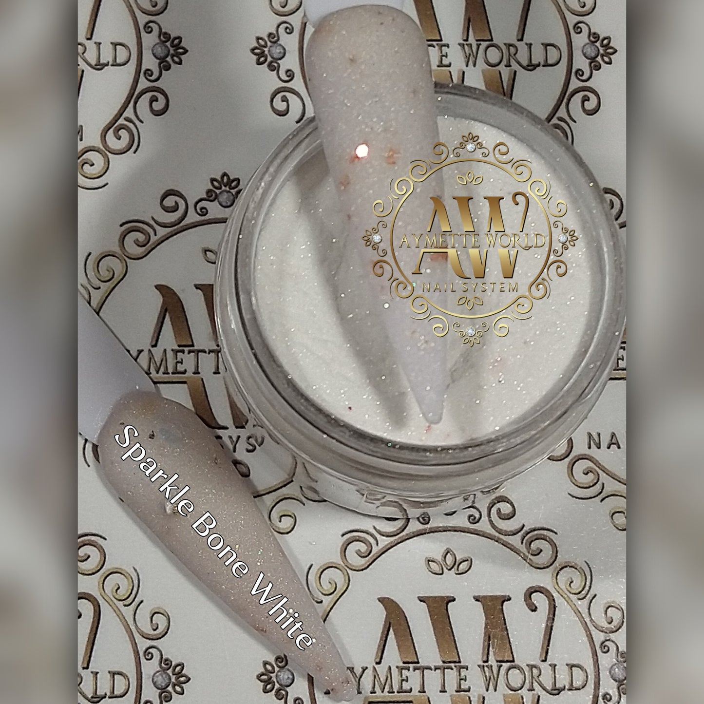 White Acrylic Powder Variety 10g, 20g, 1oz, 1.2oz