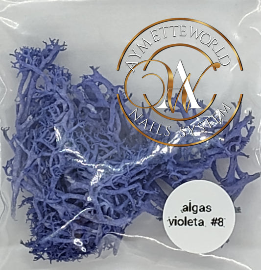 Algas marinas violetas #8