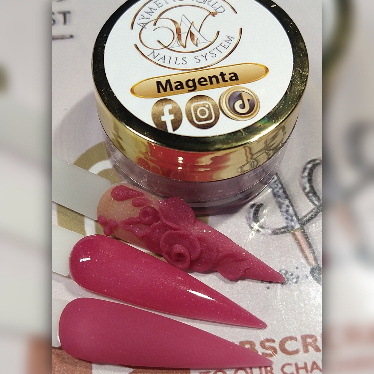 Roses Acrylic Powder Variety 20g, 1.2oz