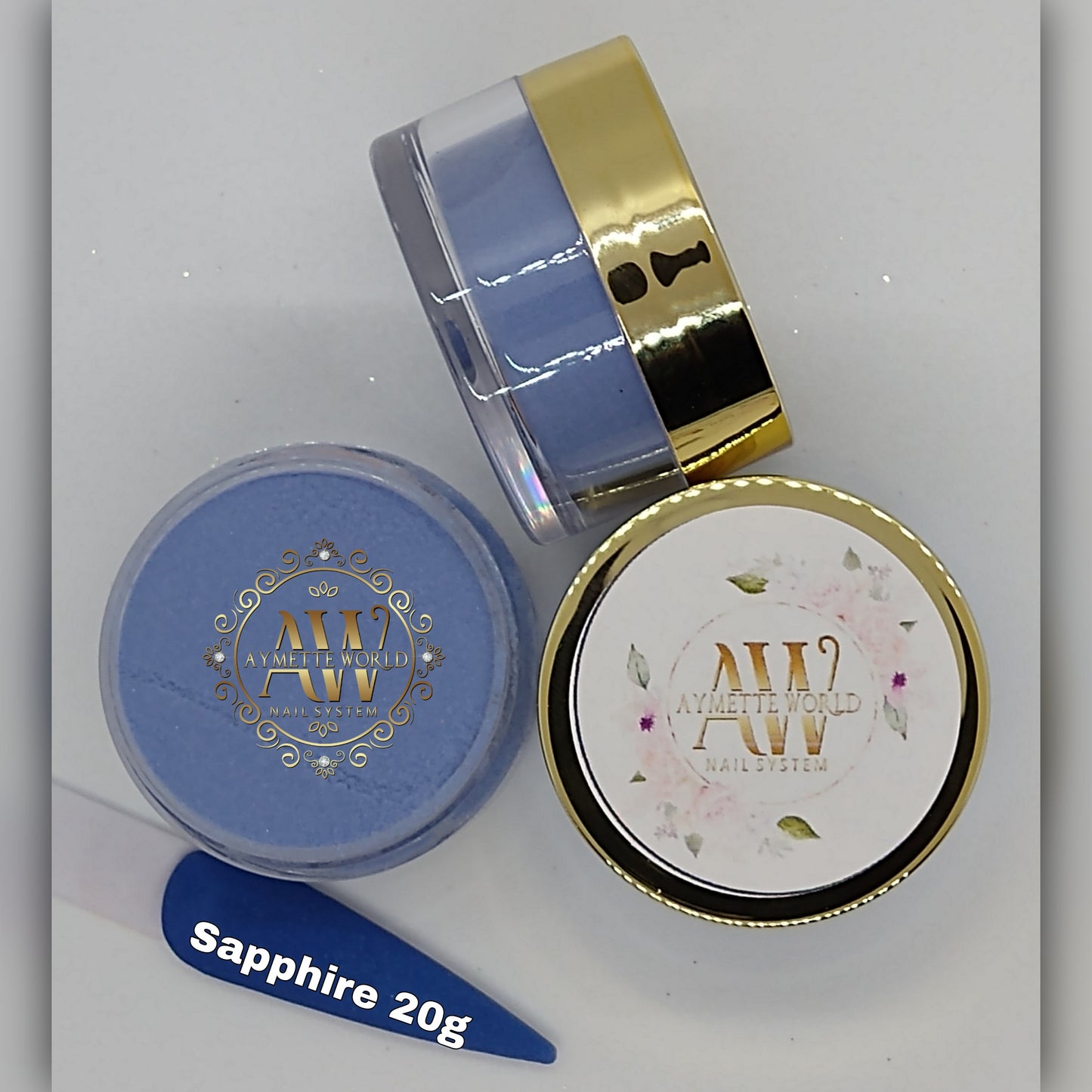 Blue acrylics variety 20g, 1oz y 1.2oz