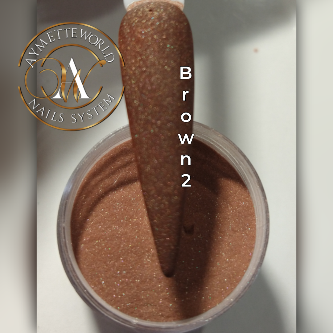 Brown Acrylic powder variety 20g