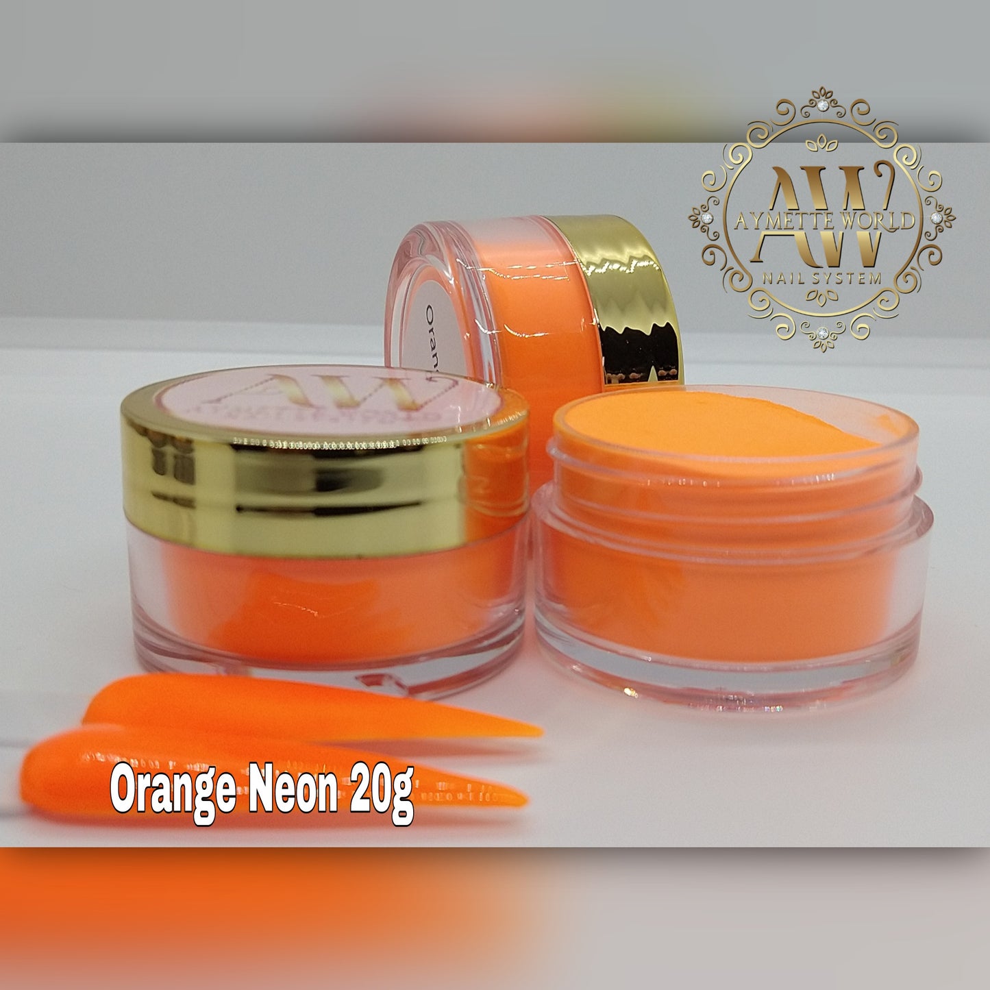 Orange Acrylic powder variety 20g