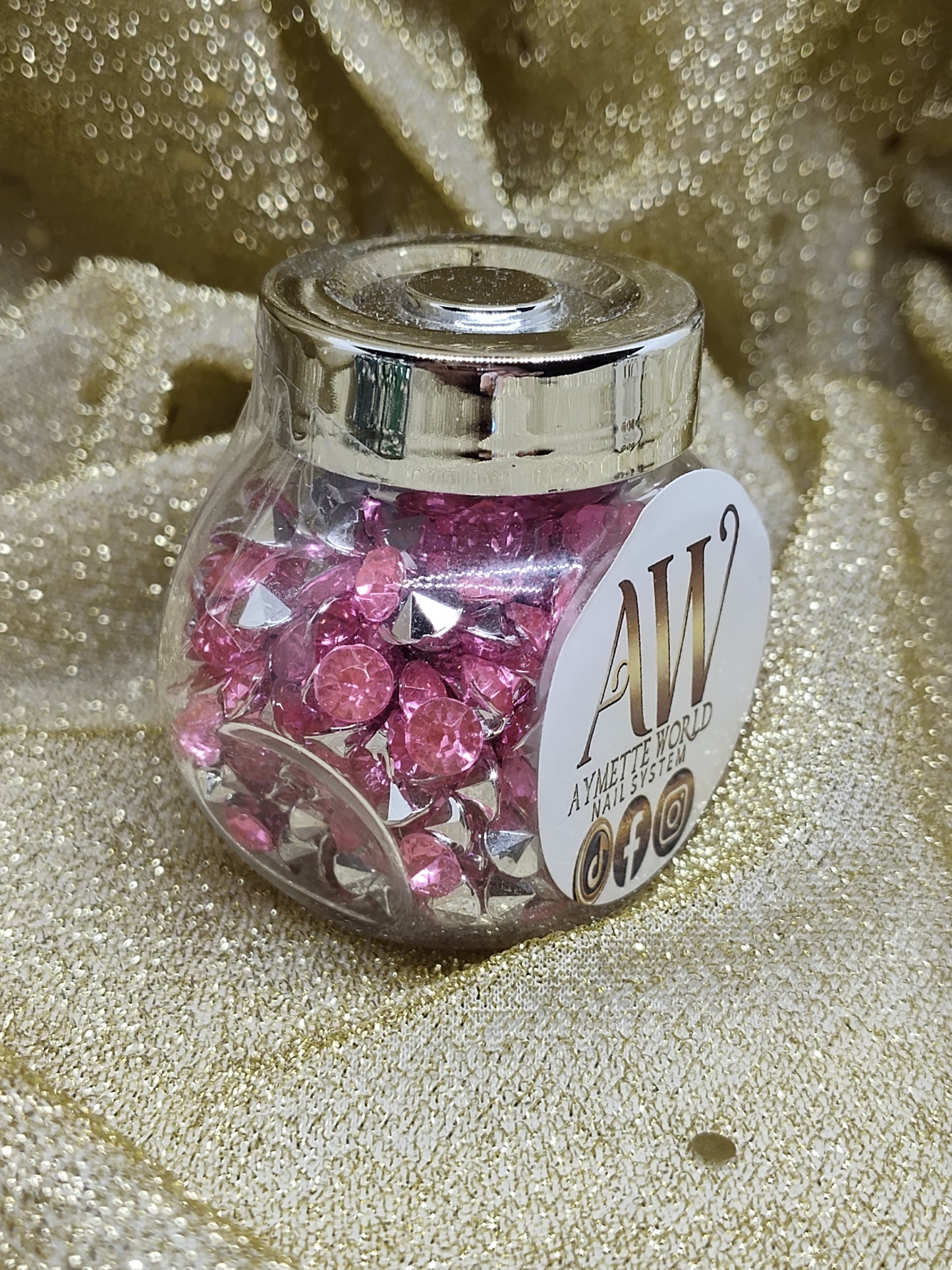 Rhinestones Large Jar variety