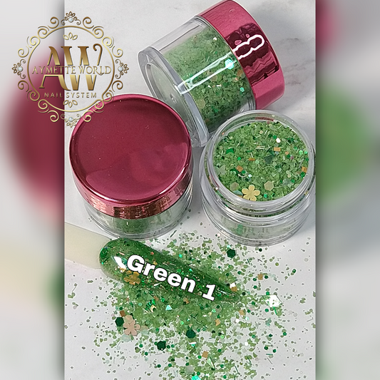 Sand mix green 1 (10g)