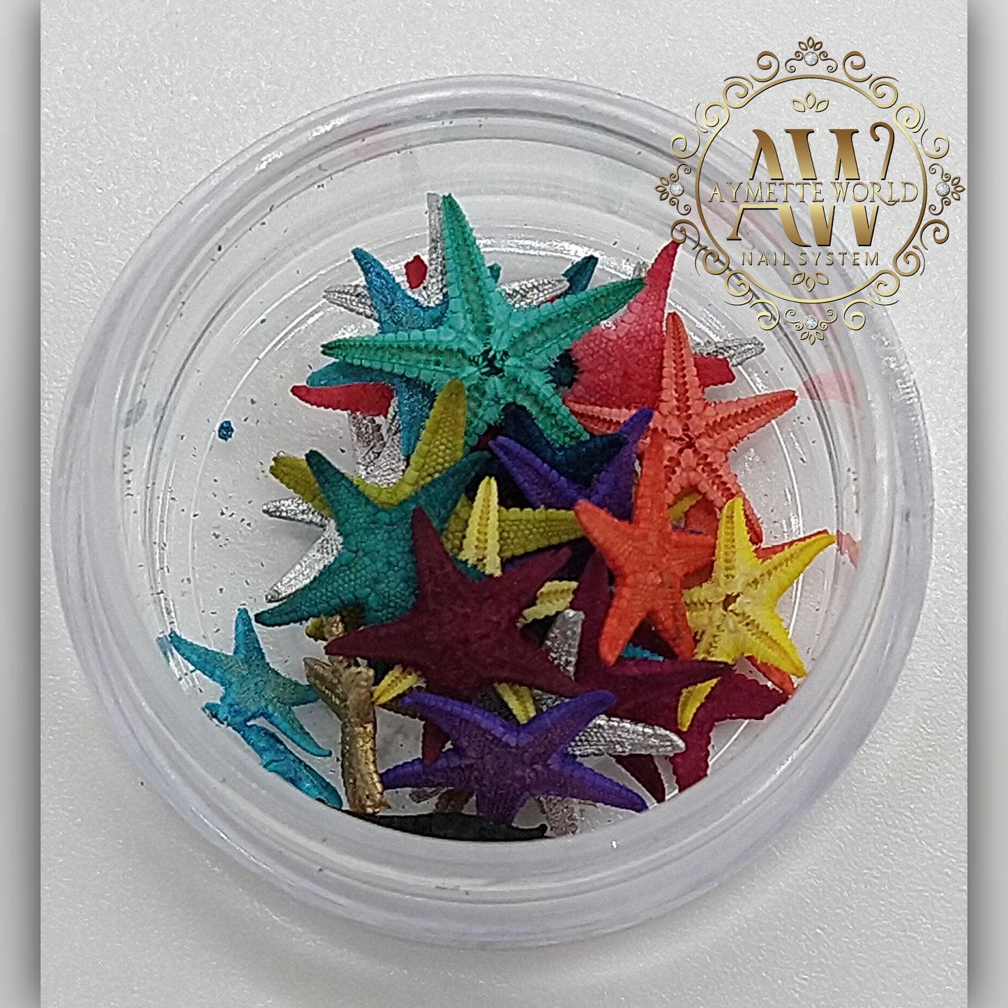 Estrellitas de mar mini a color paq. 10 piezas