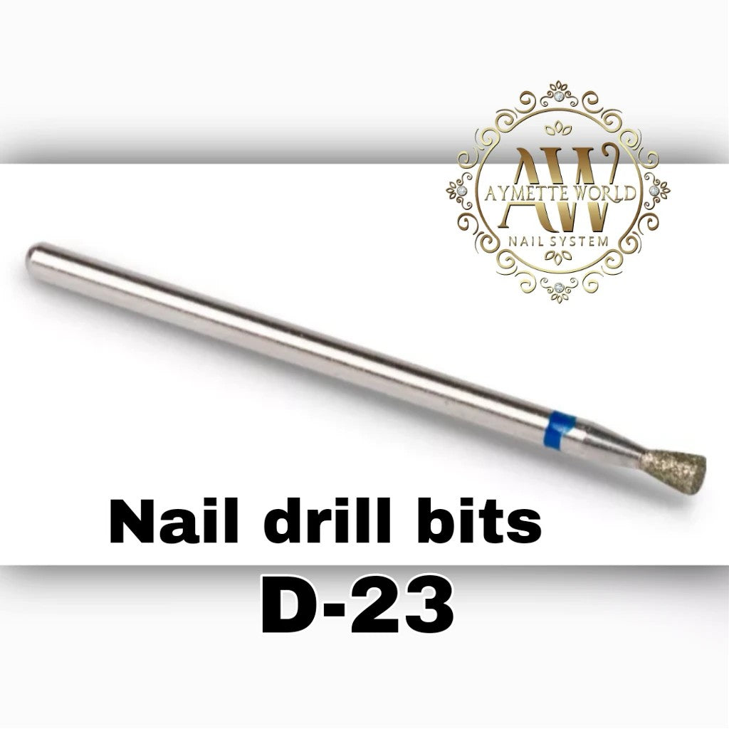 Nail drill bits punta cono invertido D23