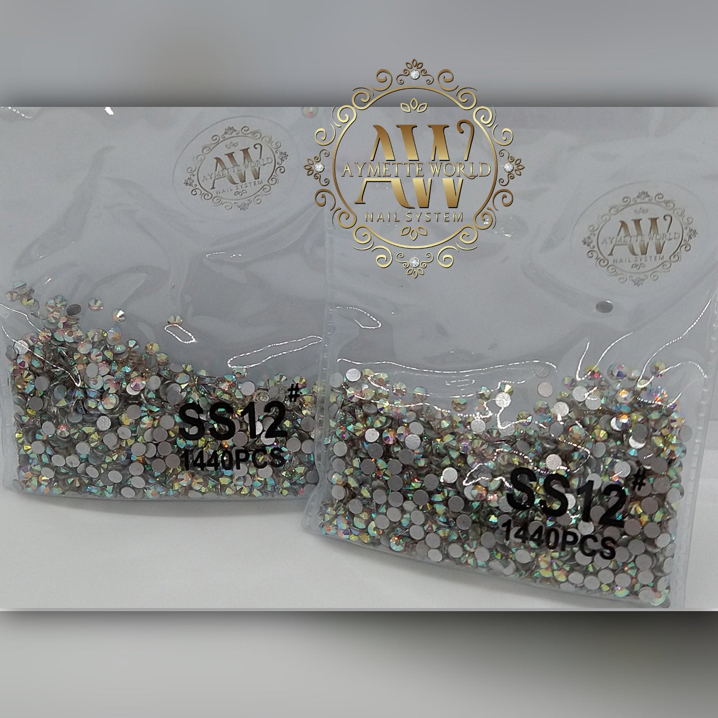 Rhinestones SS12 Cristal AB