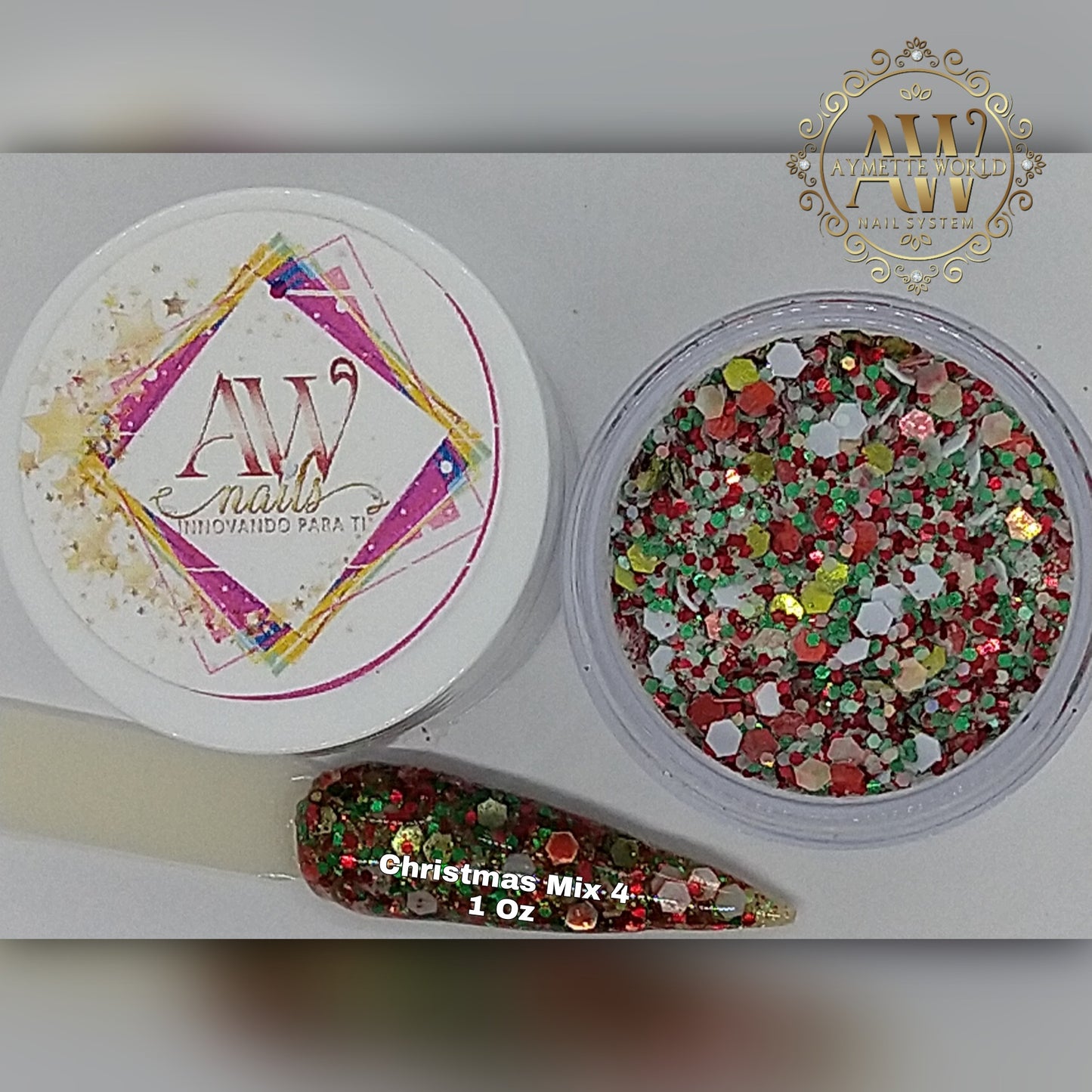 Glitter mix Christmas 🎄 4 1oz