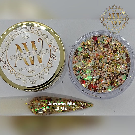 Glitter Autumn mix 1 oz