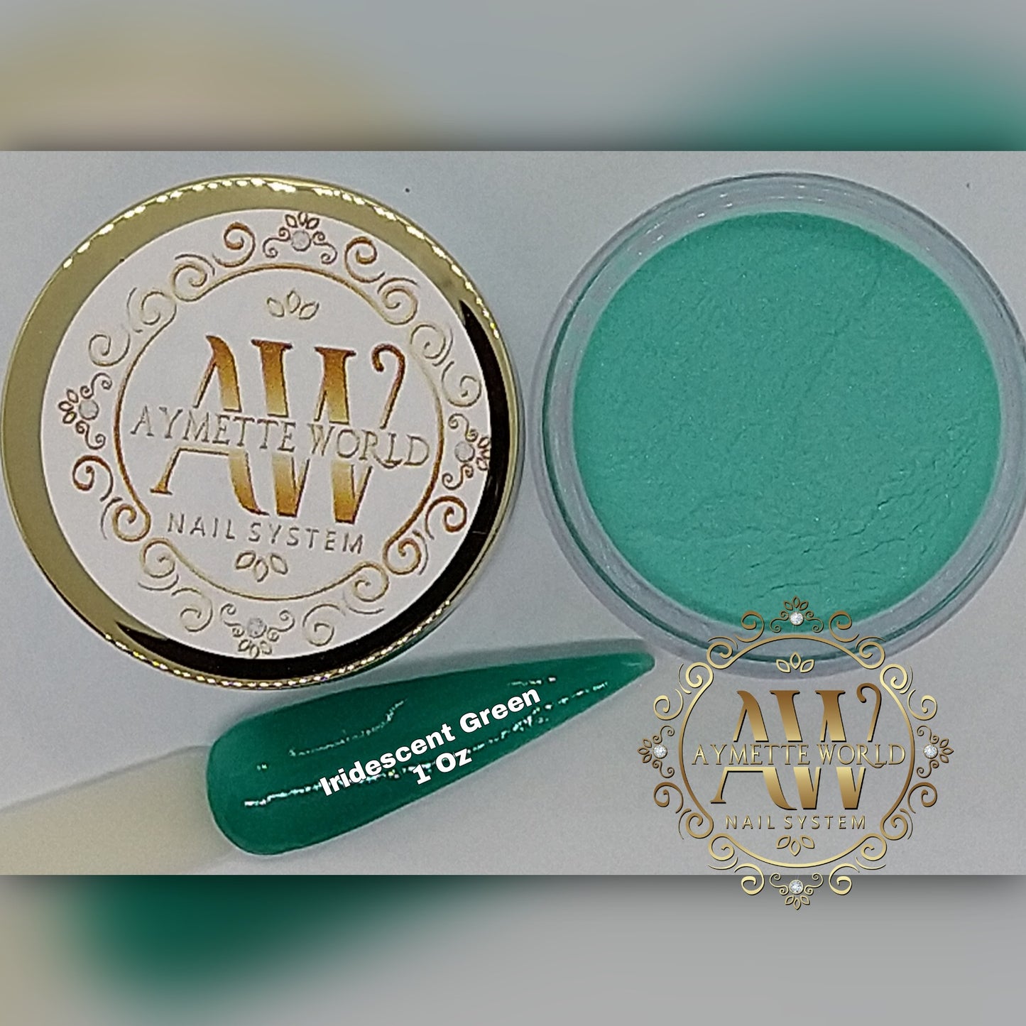 AW Acrylic Iridiscent green 1oz