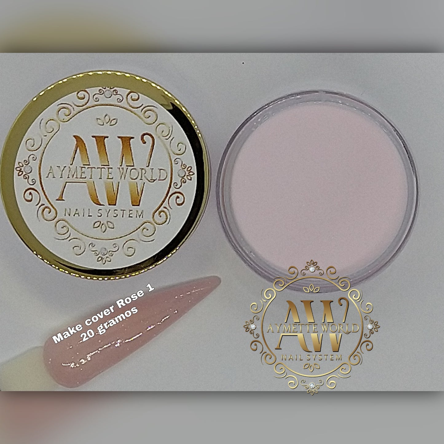 AW Acrylic Make cover Rose 1 20g