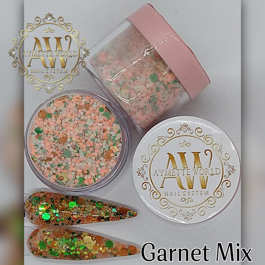 Glitter Garnet mix 20g