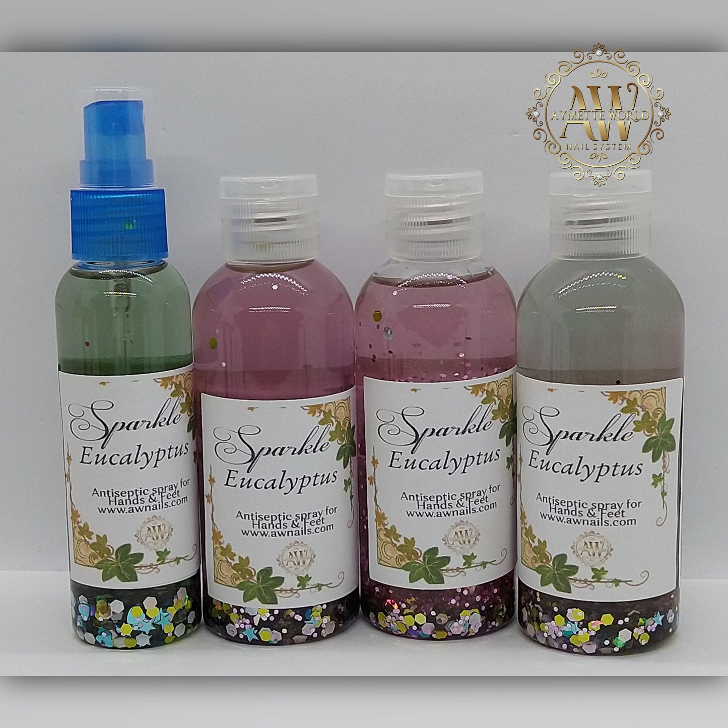 Sparkle hand sanitizer/ alcohol olor a Eucalyptus