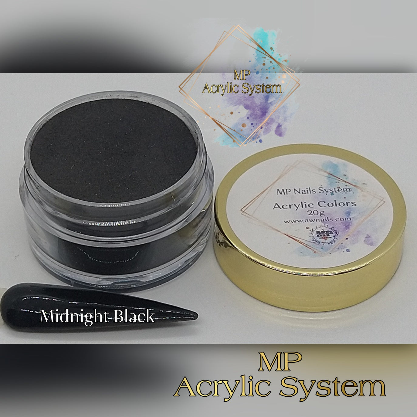 MP Acrylic Midnight Black 20g