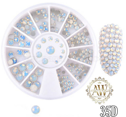 Carrusel Rhinestones Opal white #35D