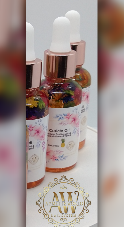 Cuticle oil con olor a piña & Vitamin E