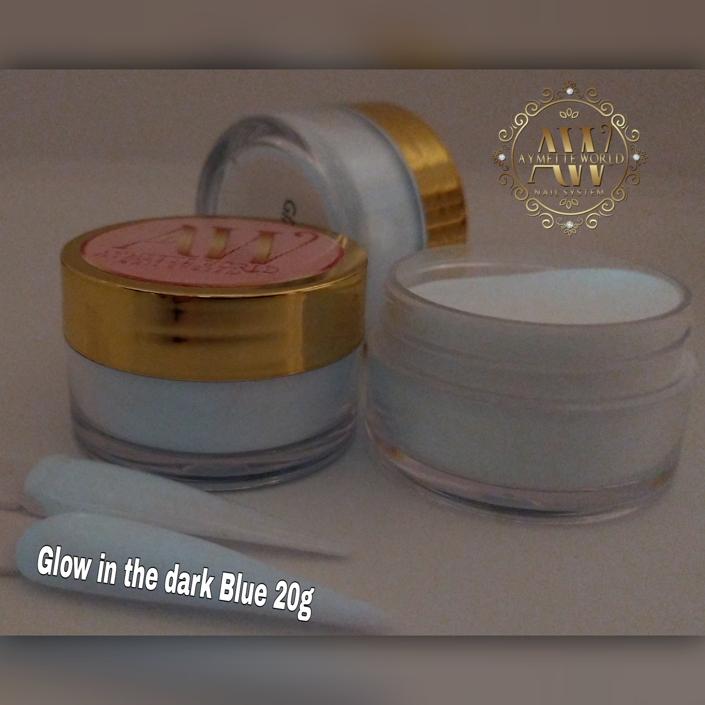 AW Acrylic Glow in the dark Blue 20g