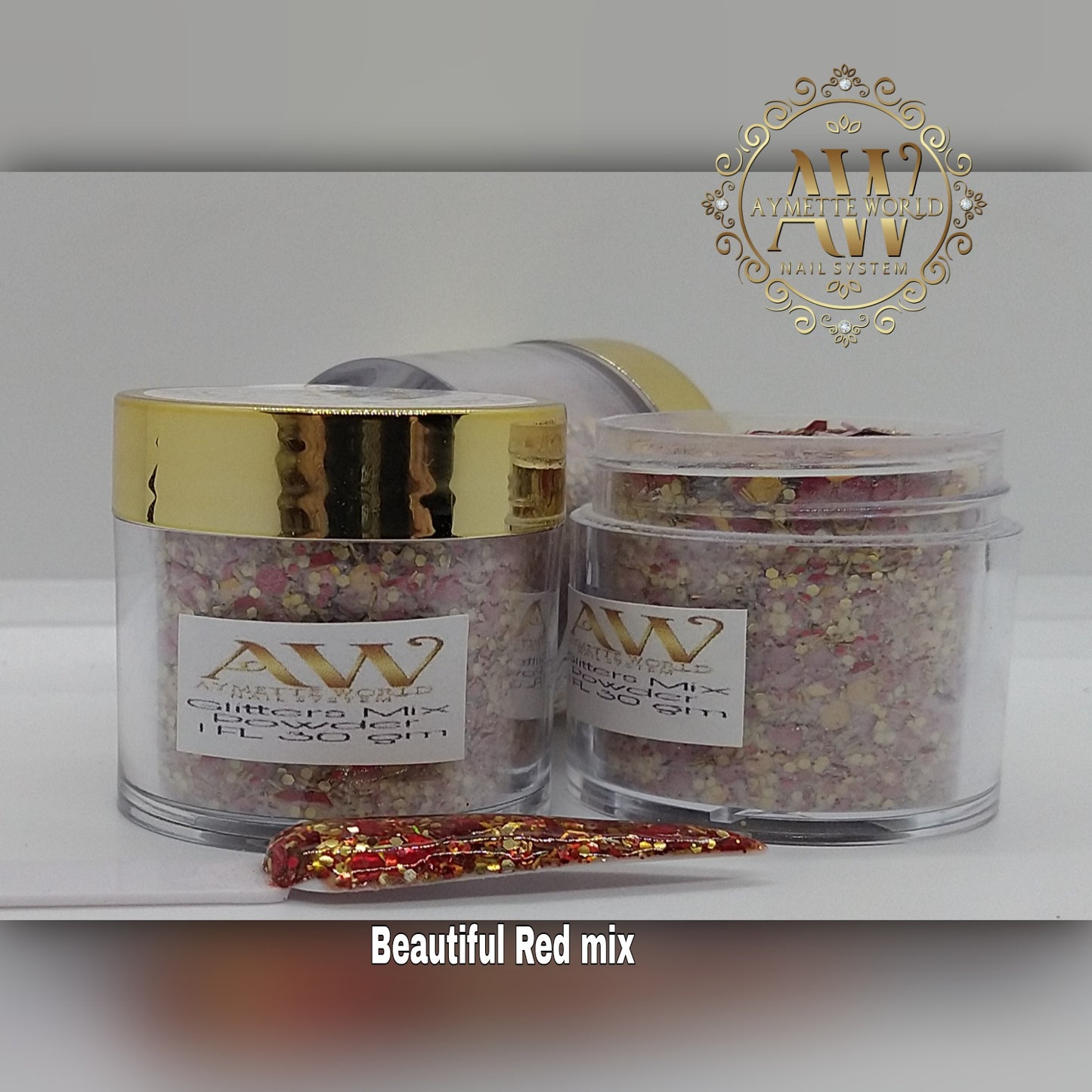 Glitters mix Beautiful Red 1 oz