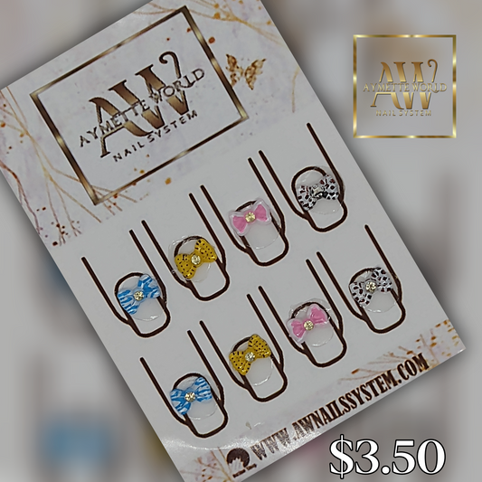 Lazitos para decoración de uñas