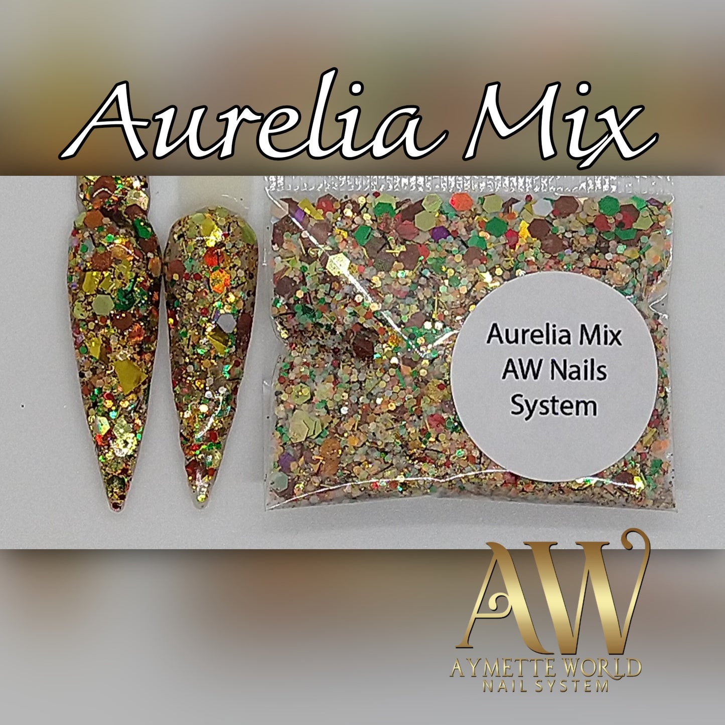 AW Glitters Aurelia Mix en bolsa🛍️