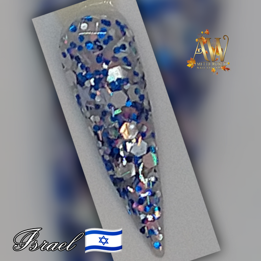 Glitter mix Israel en bolsa