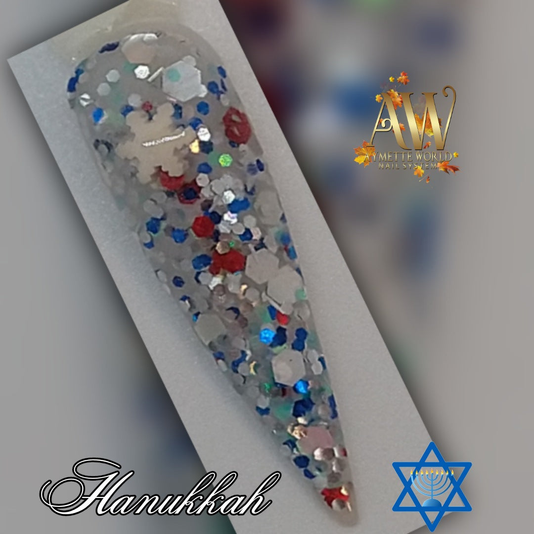 Glitter mix Hanukkah en bolsa