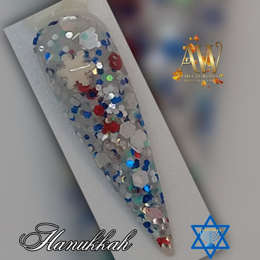 Glitter mix Hanukkah en bolsa