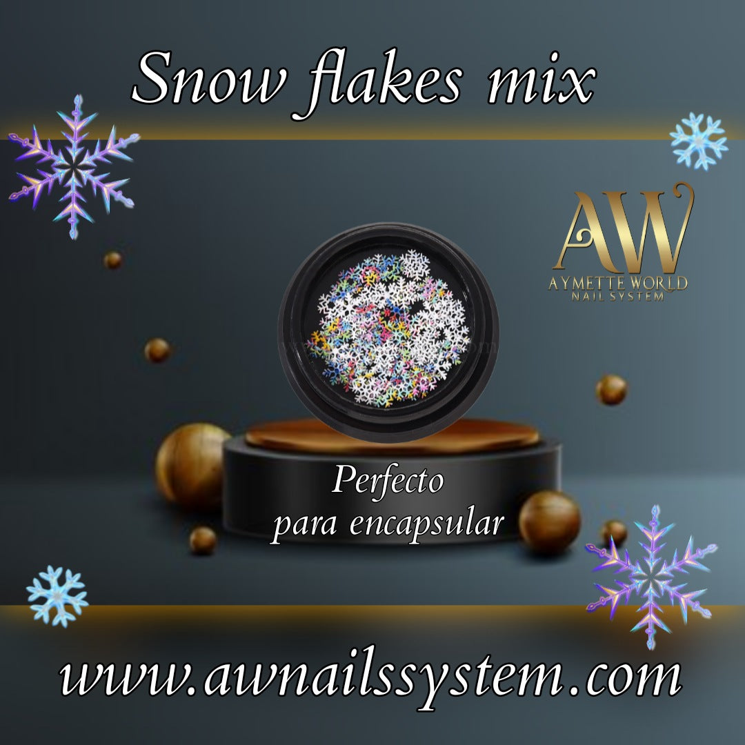 Snow flakes mix MRMJ Q072-03