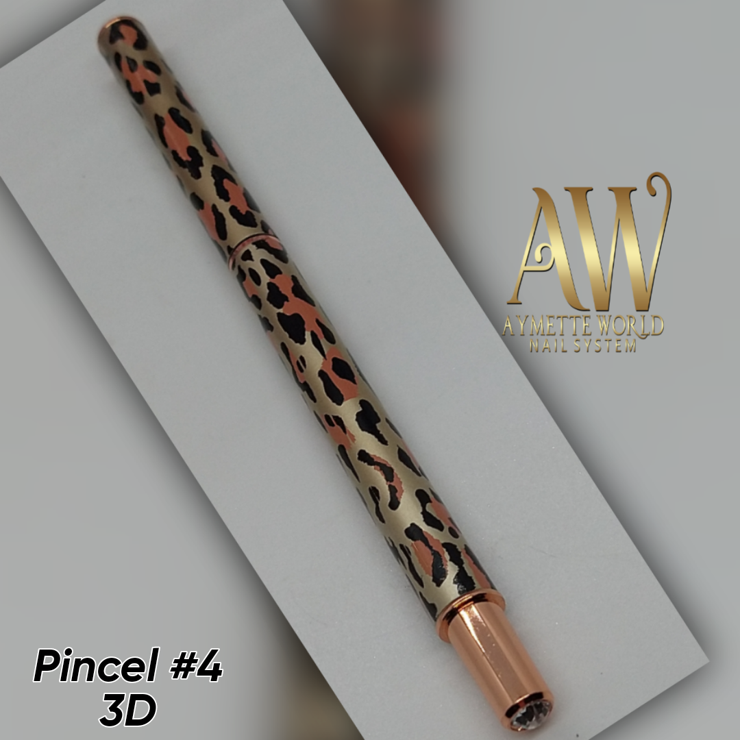 Pincel #4 animal print para 3D