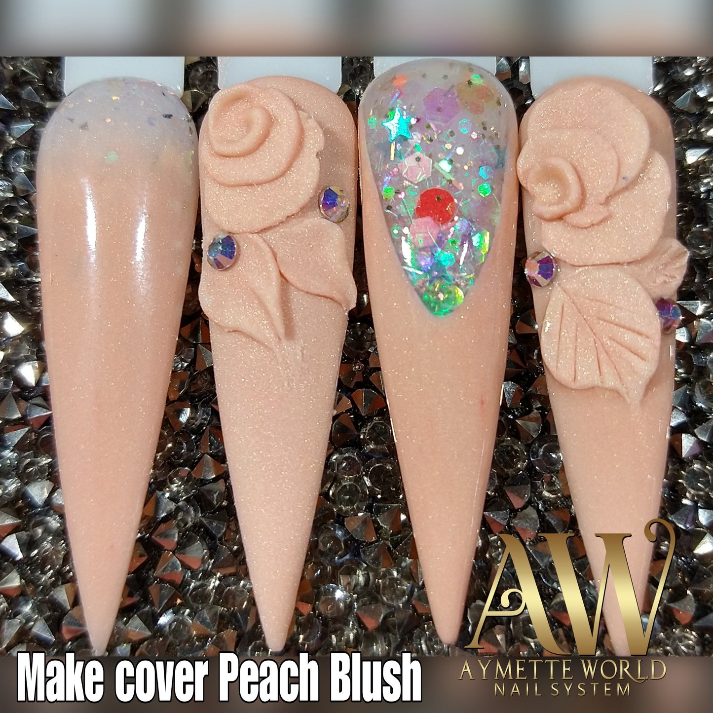 AW Acrylic Make cover Peach Blush 20g